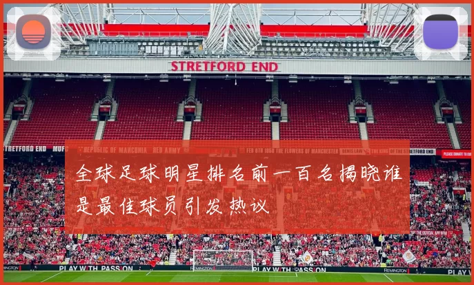 全球足球明星排名前一百名揭晓谁是最佳球员引发热议